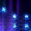 Interconnected digital nodes.